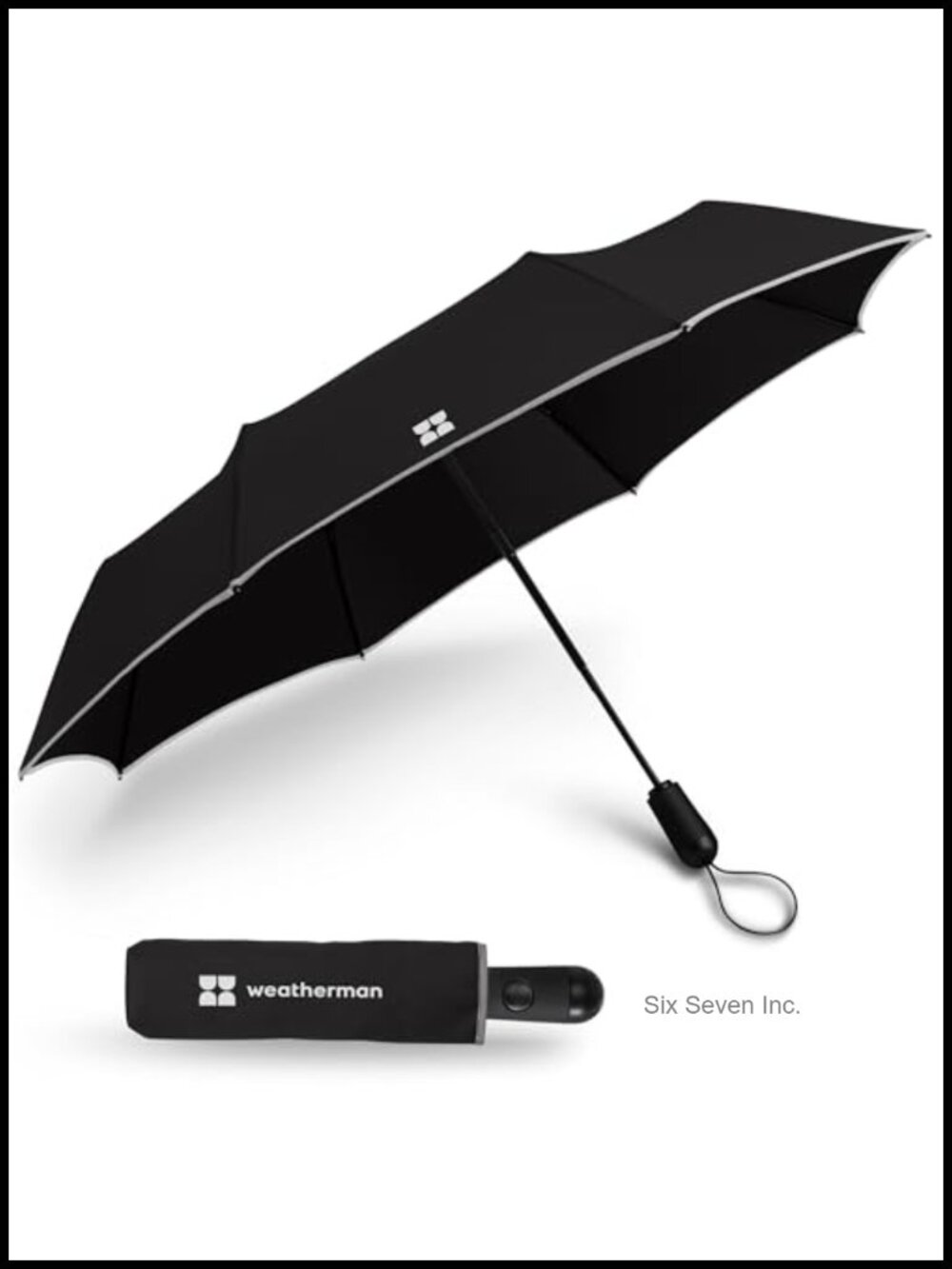Compact Mini Travel Umbrella Fiberglass Windproof Auto Open Close